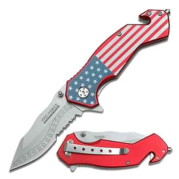 Amazon.com : Tac-Force- Folding Pocket Knife – Partially
